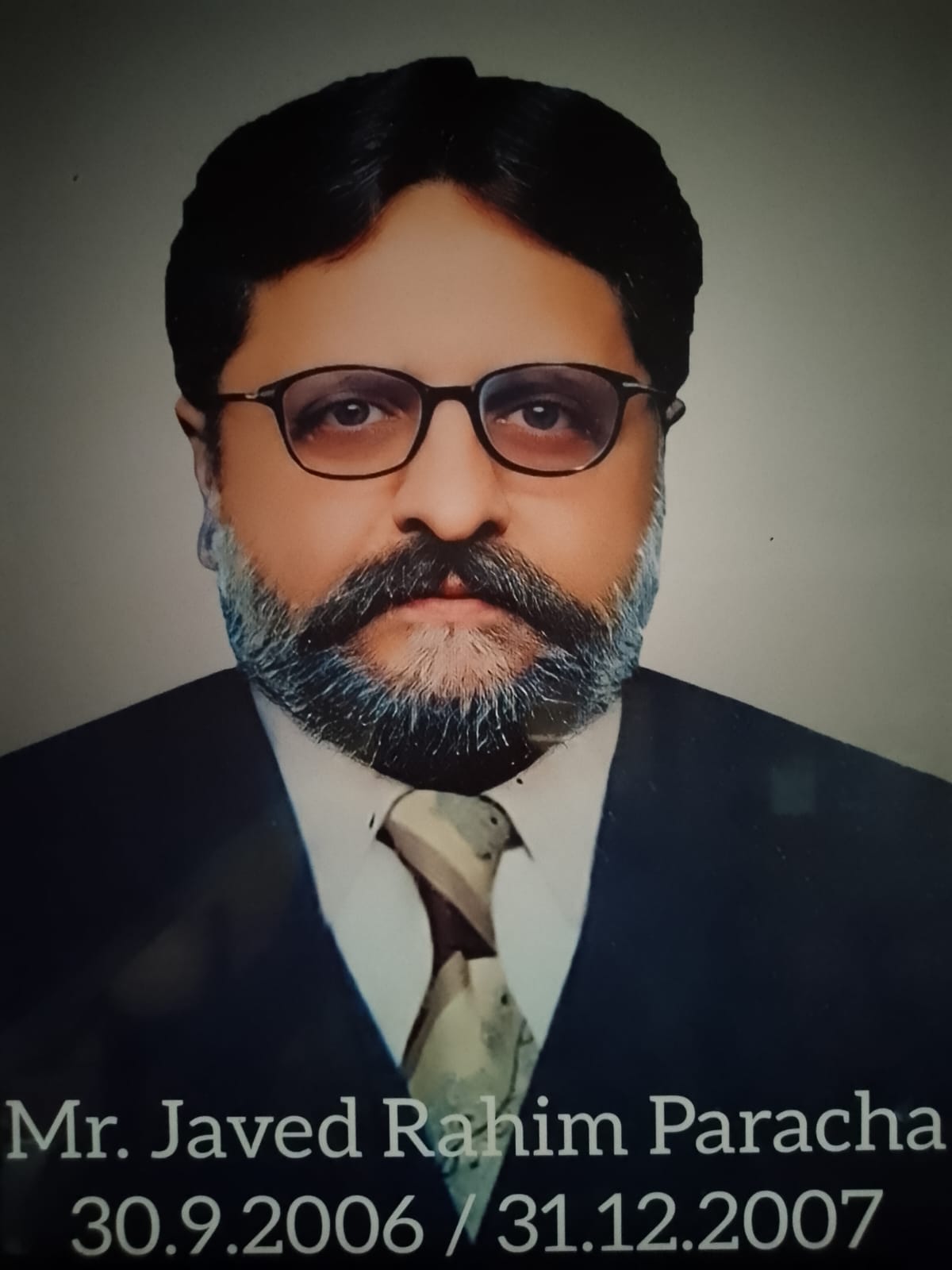 Mr. Javed Rahim Paracha